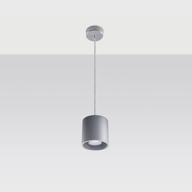 Lampe suspendue Lineaoon 1 gris