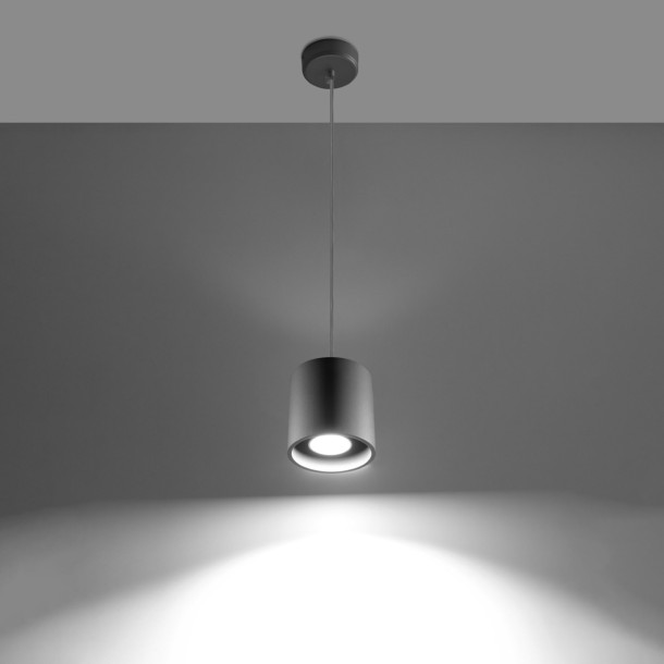 Lampe suspendue Lineaoon 1 gris