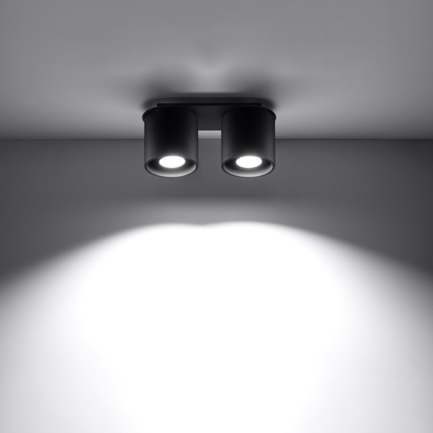 Plafonnier Lineaoon 2 noir