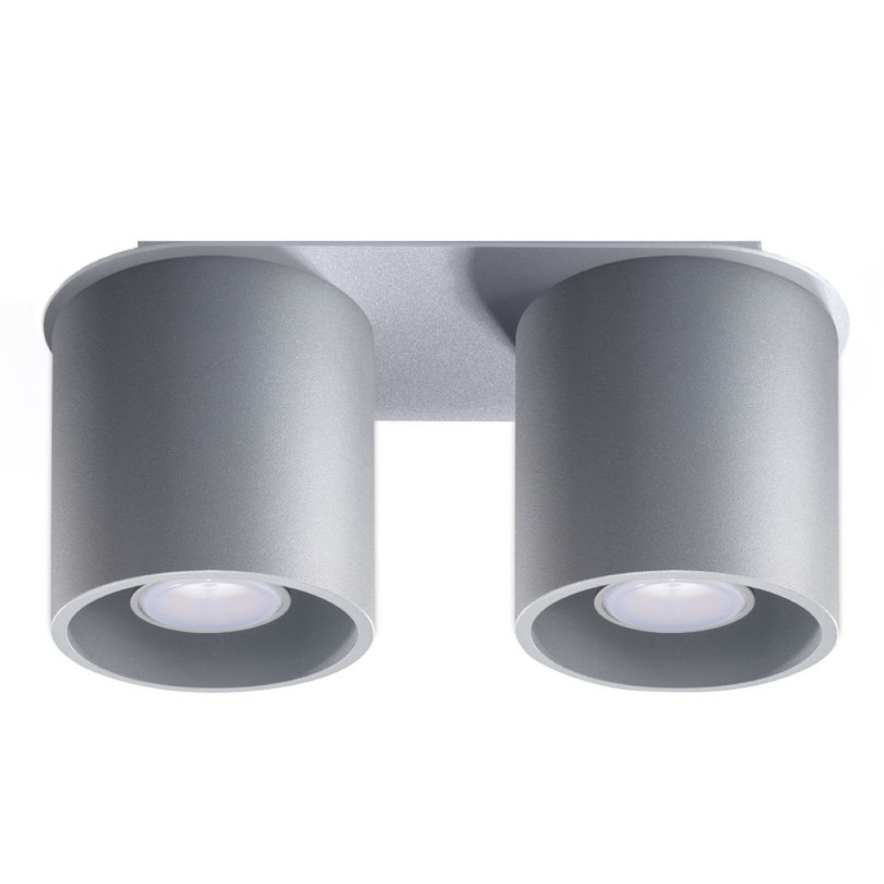 Plafonnier Lineaoon 2 gris