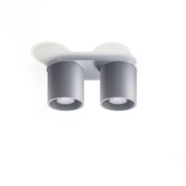 Plafonnier Lineaoon 2 gris