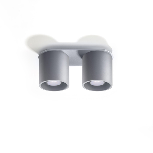 Plafonnier Lineaoon 2 gris