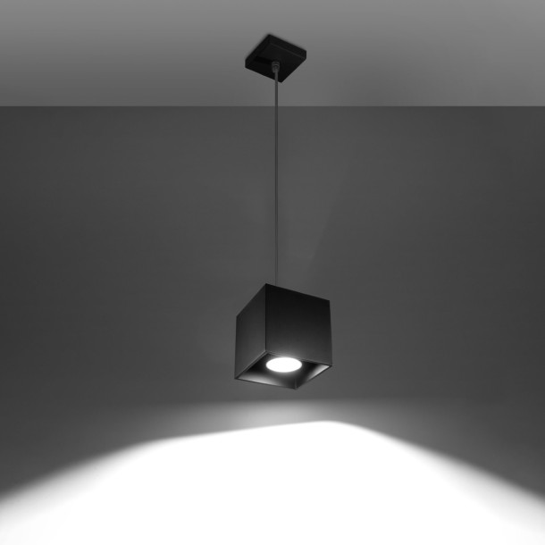 Lampe suspendue Elyaaeys 1 noir