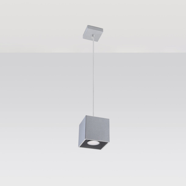 Lampe suspendue Elyaaeys 1 gris