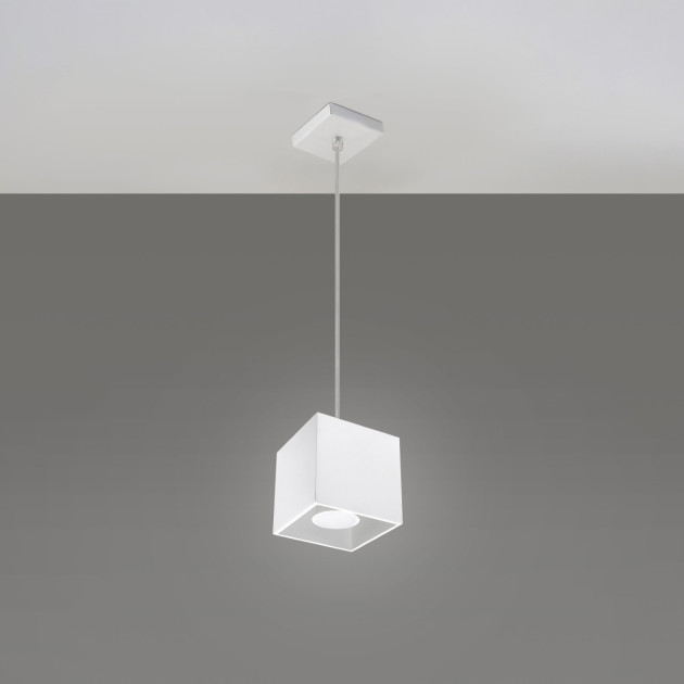 Lampe suspendue Elyaaeys 1 blanc