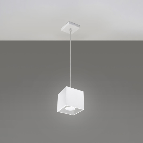 Lampe suspendue Elyaaeys 1 blanc