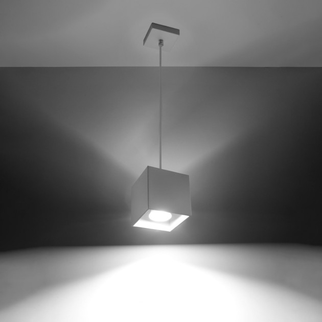 Lampe suspendue Elyaaeys 1 blanc