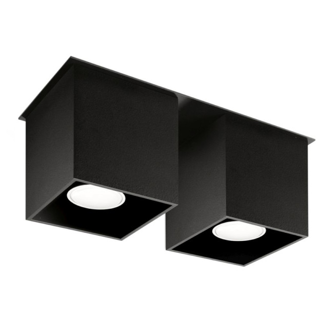 Plafonnier Elyaaeys 2 noir