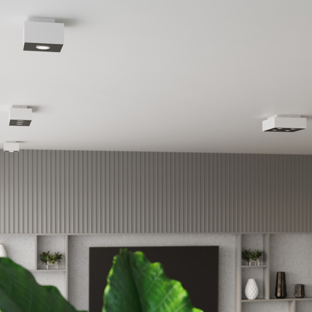 Plafonnier Veloys 2 blanc