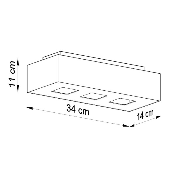 Plafonnier Veloys 3 blanc