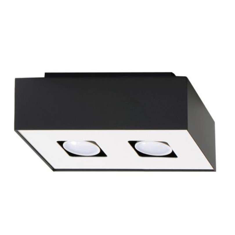 Plafonnier Veloys 2 noir
