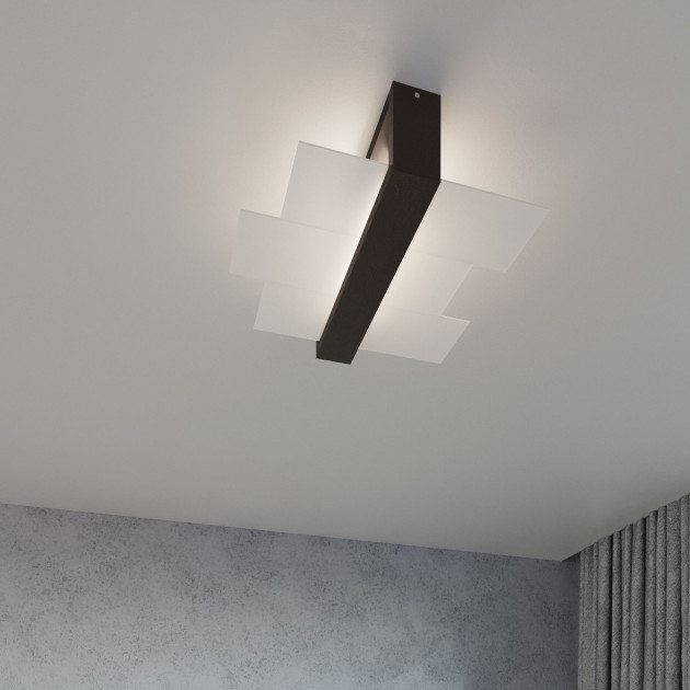 Plafonnier Veraaena 2 wenge