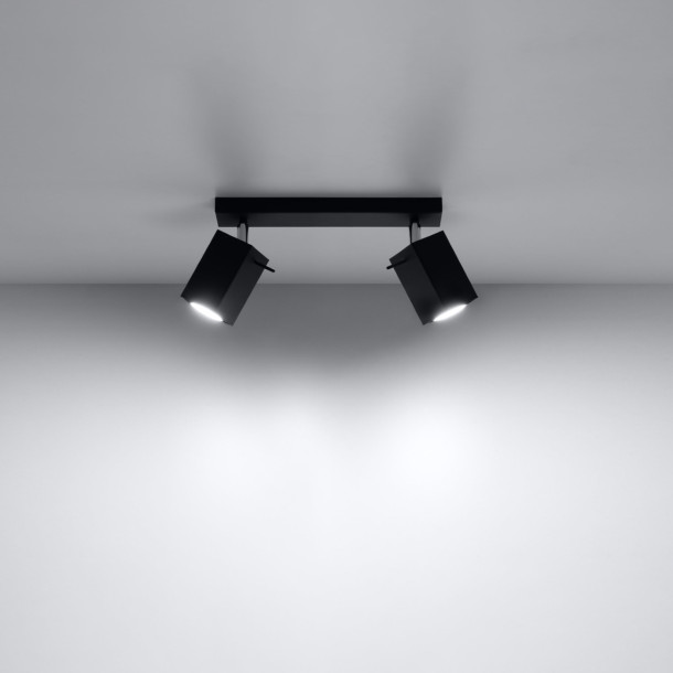 Plafonnier Norayra 2 noir