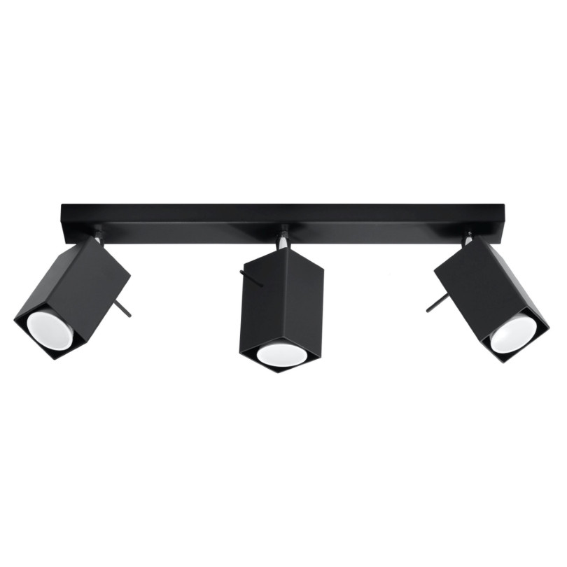 Plafonnier Norayra 3 noir