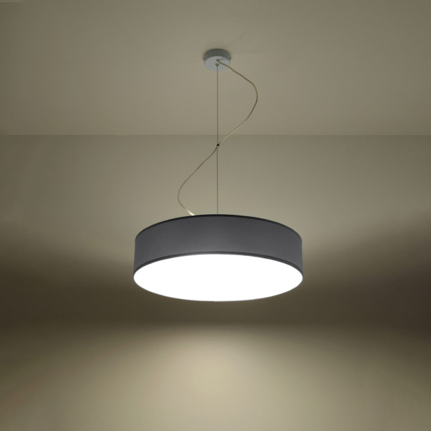 Lampe suspendue Lumiala 45 gris