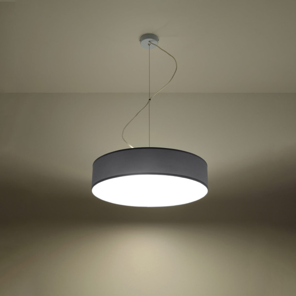 Lampe suspendue Lumiala 45 gris