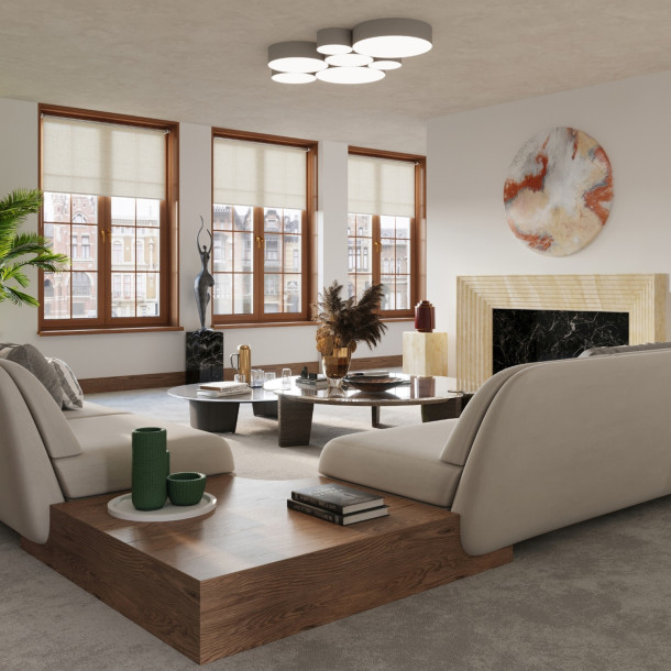 Lampe suspendue Lumiala 45 gris