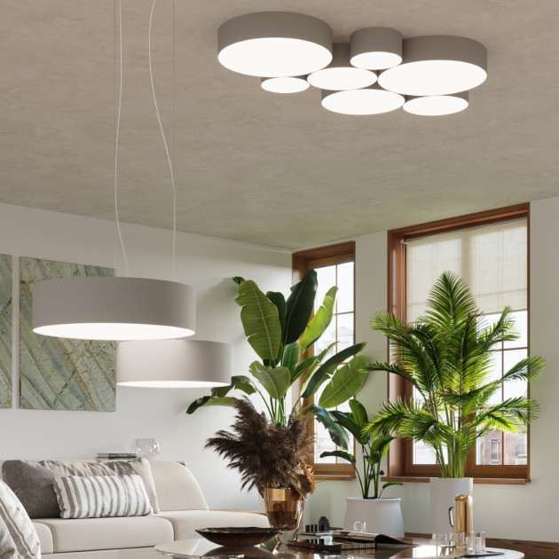 Plafonnier Lumiala 35 gris