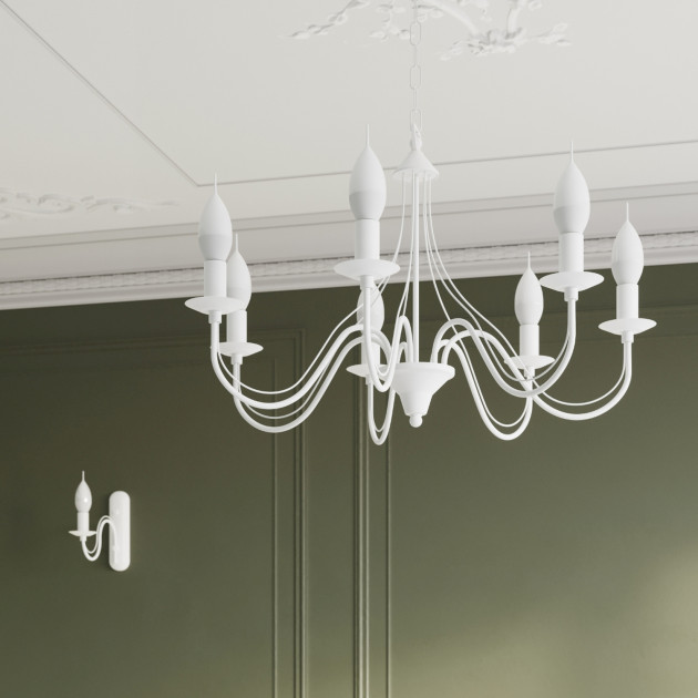 Lustre Oraera 5 blanc