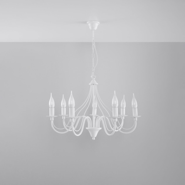 Lustre Oraera 7 blanc