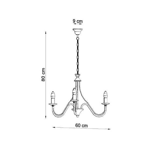 Lustre Oraera 3 noir