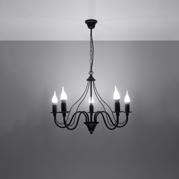 Lustre Oraera 5 noir