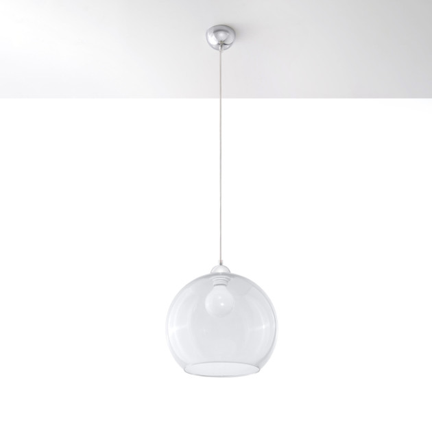 Lampe pendante Zenaina transparente
