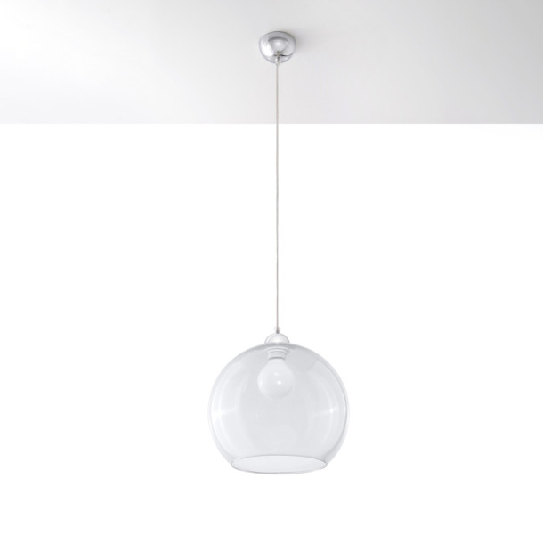 Lampe pendante Zenaina transparente