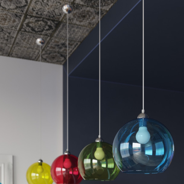 Lampe pendante Zenaina graphite