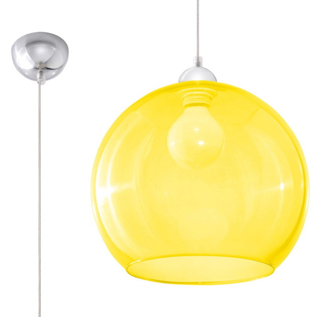 Lampe pendante Zenaina jaune
