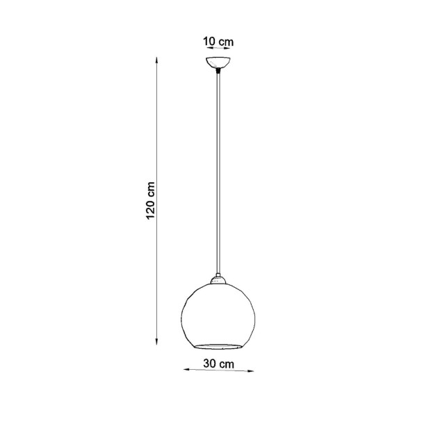 Lampe pendante Zenaina jaune