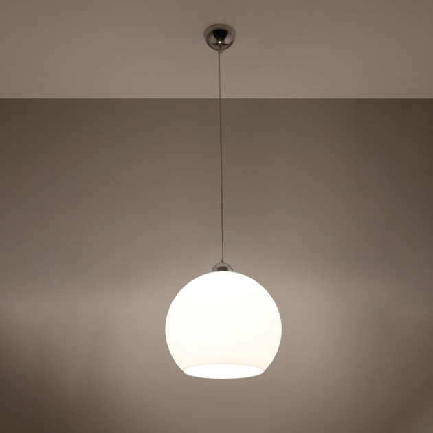 Lampe pendante Zenaina blanc
