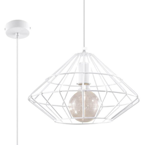 Lampe pendante Veraois blanc