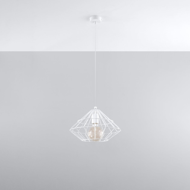 Lampe pendante Veraois blanc