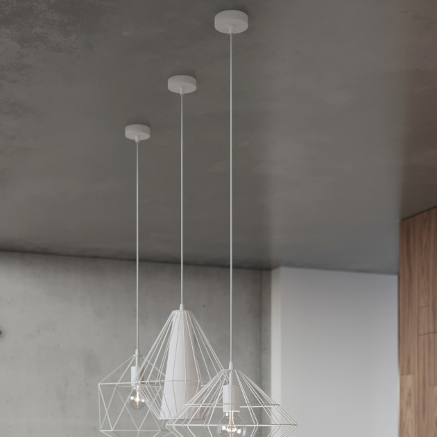 Lampe pendante Veraois blanc