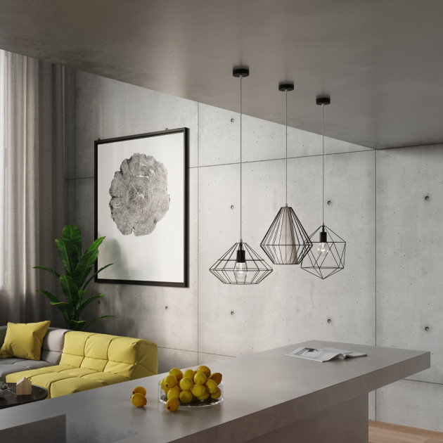 Lampe pendante Veraois noir