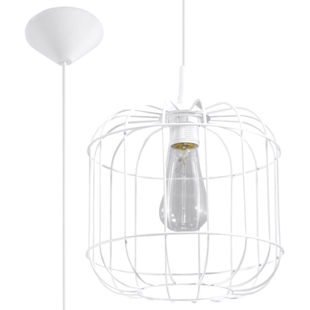 Lampe suspendue Alion blanc
