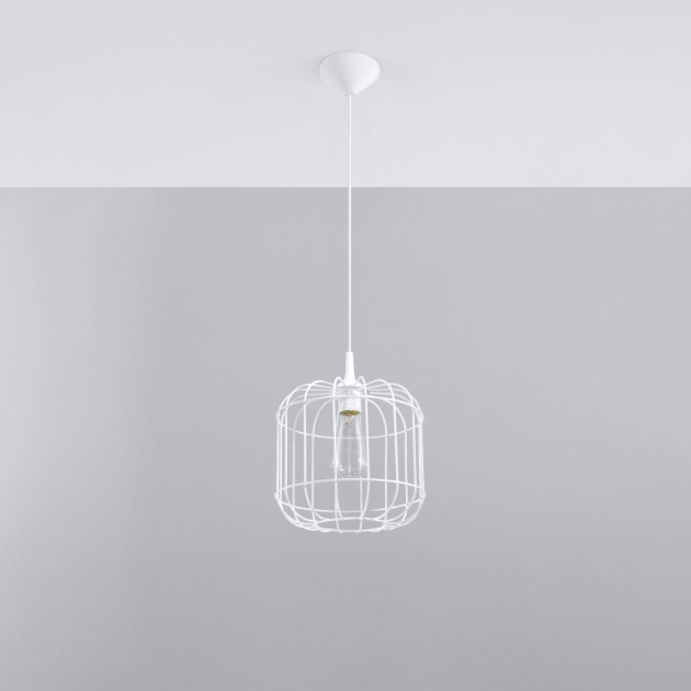 Lampe suspendue Alion blanc