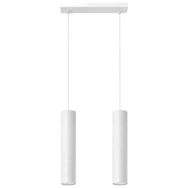 Lampe suspendue Noraaena 2 blanc