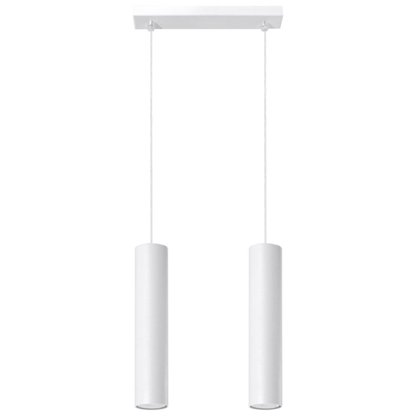 Lampe suspendue Noraaena 2 blanc