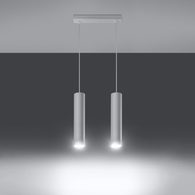 Lampe suspendue Noraaena 2 blanc