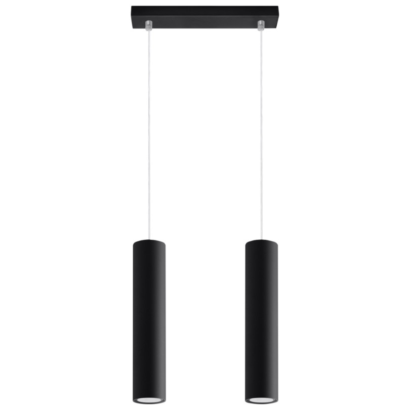 Lampe pendante Noraaena 2 noir