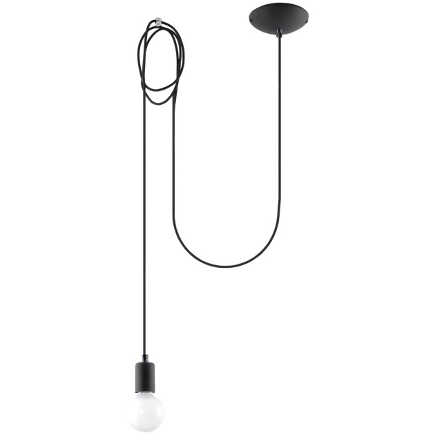 Lampe suspendue Coraola 1 noir