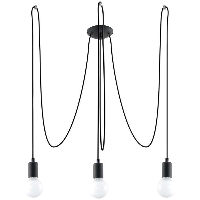 Lustre Coraola 3 noir