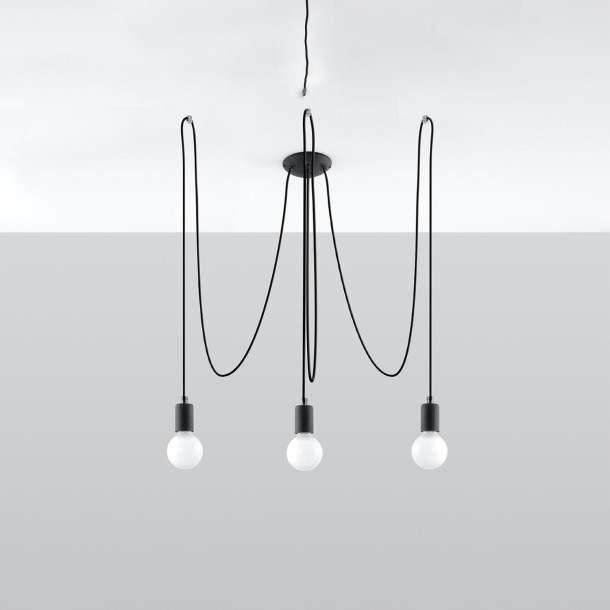 Lustre Coraola 3 noir