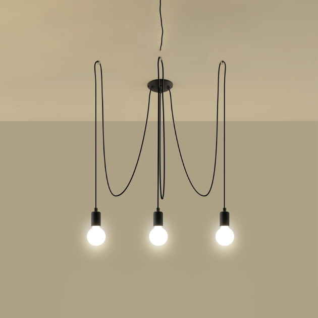 Lustre Coraola 3 noir