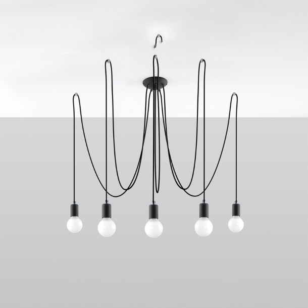Lustre Coraola 5 noir