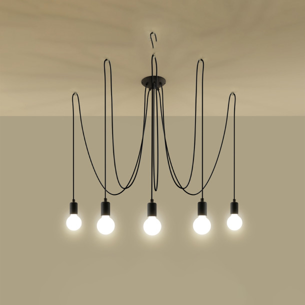Lustre Coraola 5 noir