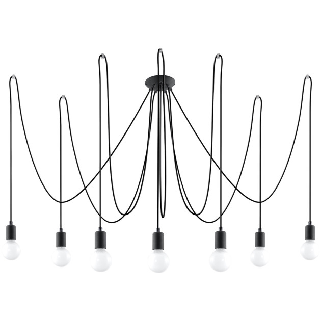 Lustre Coraola 7 noir