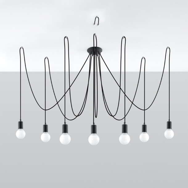 Lustre Coraola 7 noir